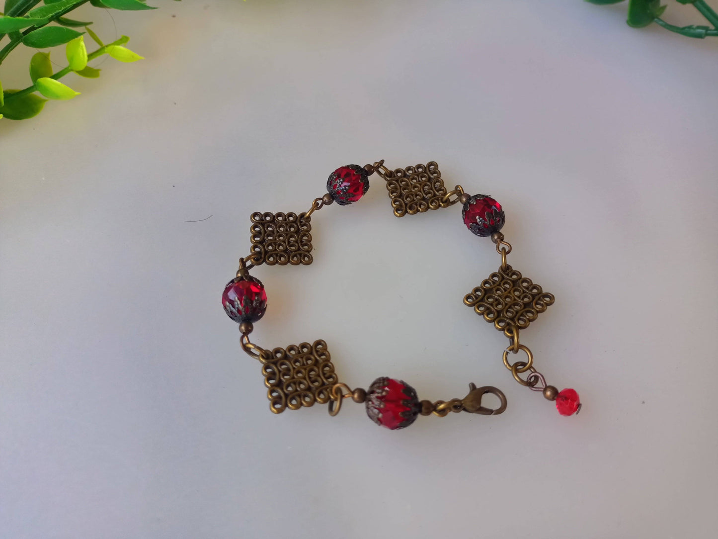 vintage crystal bracelet