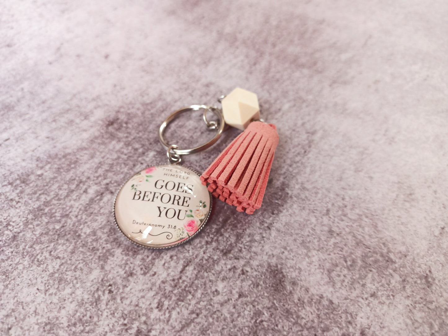 Scripture Keychain- before you