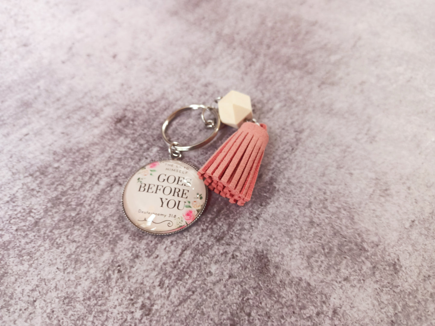 Scripture Keychain- before you