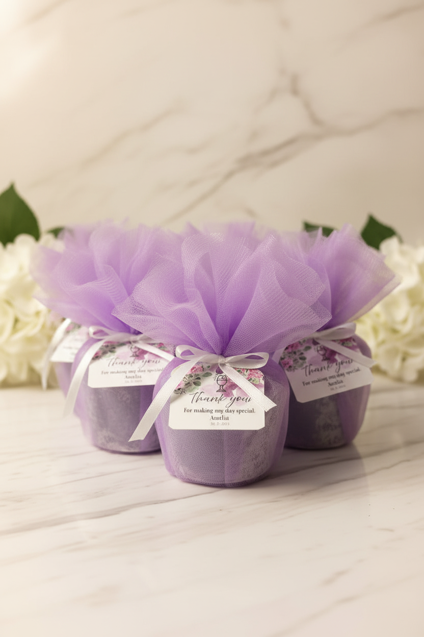 Return Gifts -Jar Scented Candles -(50pcs)@Rs.6000