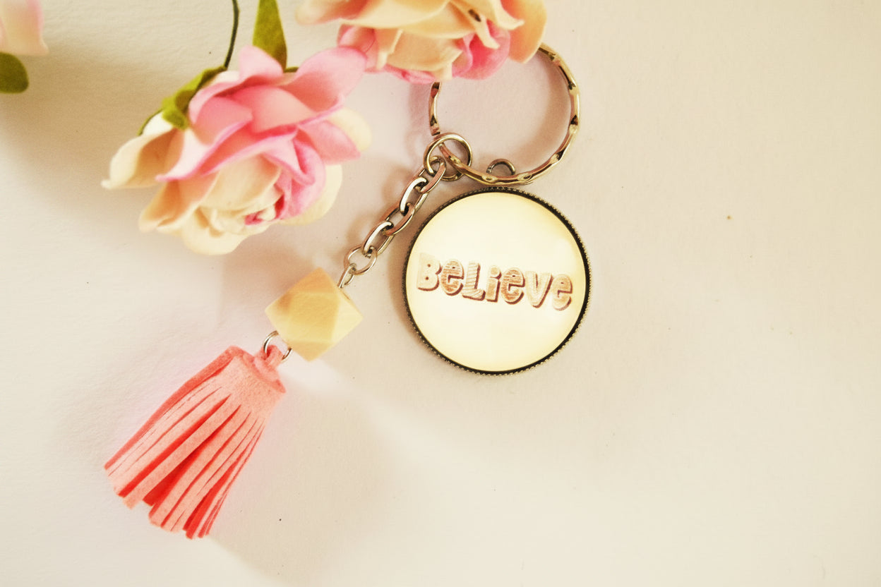 Keychains -Inspirational - "Hope"PINK