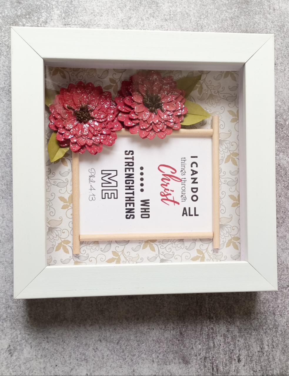 Scripture frame - I can do all things