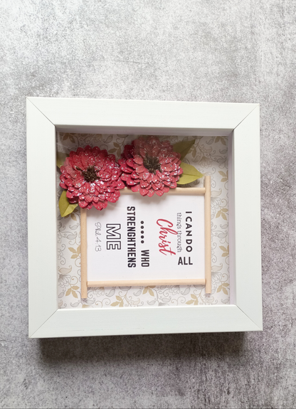 Scripture frame - I can do all things