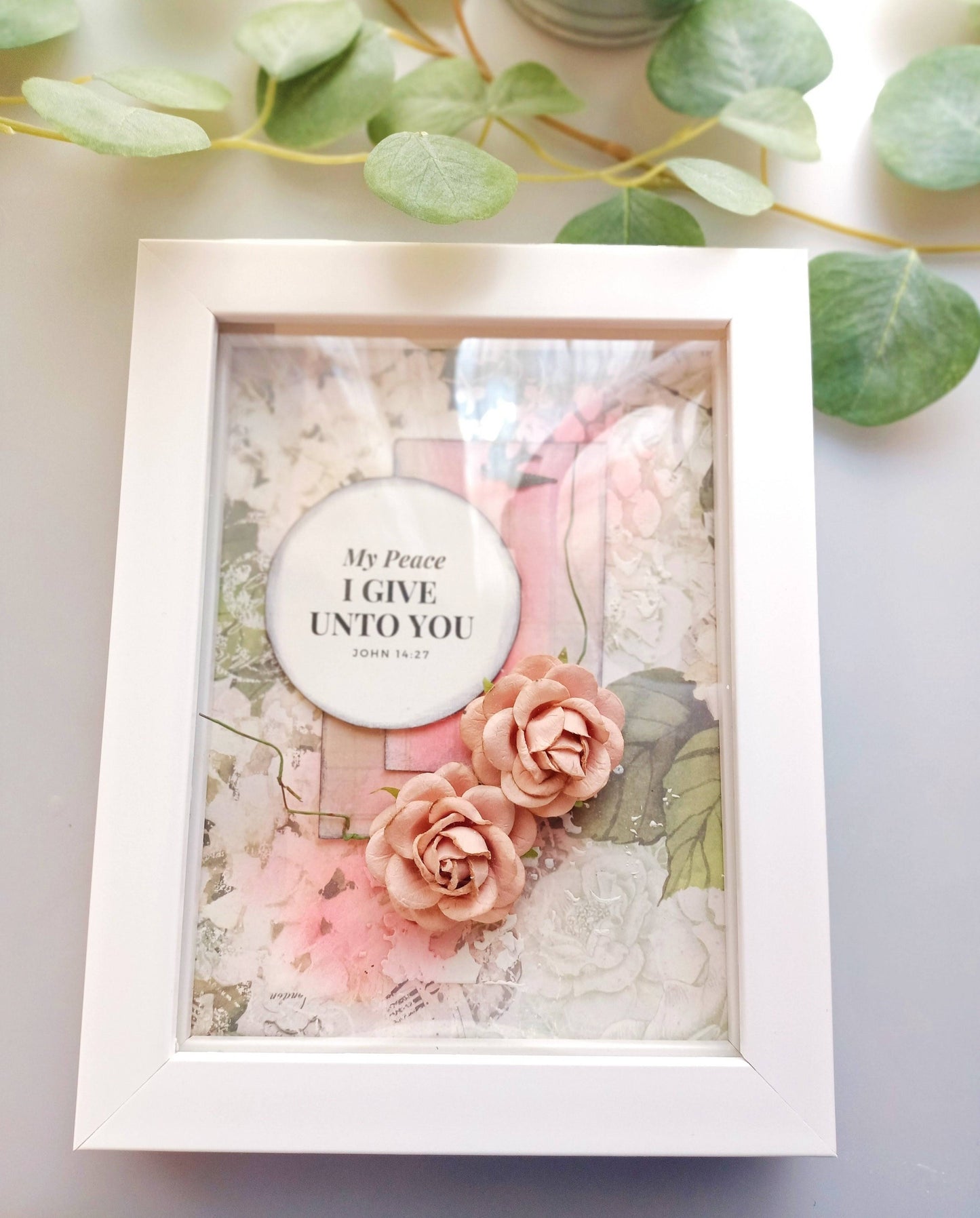 Scripture Frame-My peace i give unto you