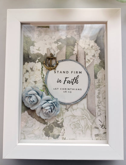 Scripture Frame-Stand firm in faith