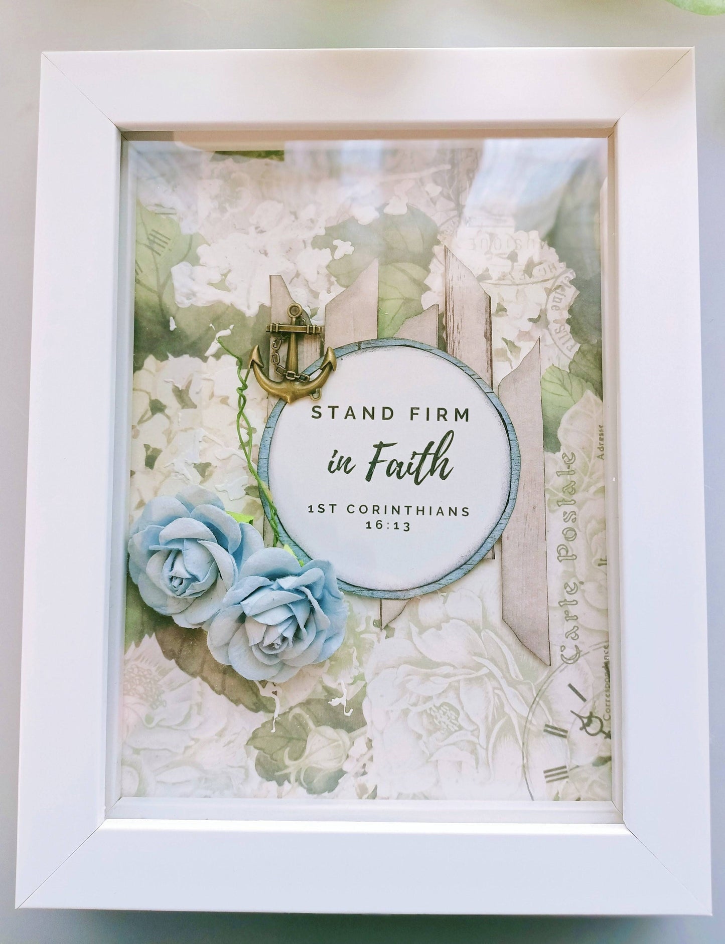 Scripture Frame-Stand firm in faith