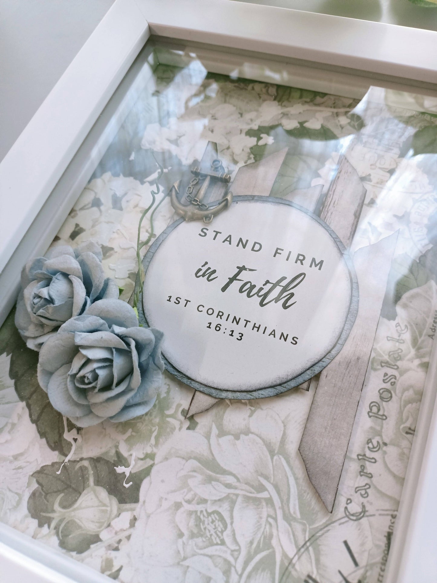 Scripture Frame-Stand firm in faith