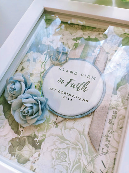 Scripture Frame-Stand firm in faith