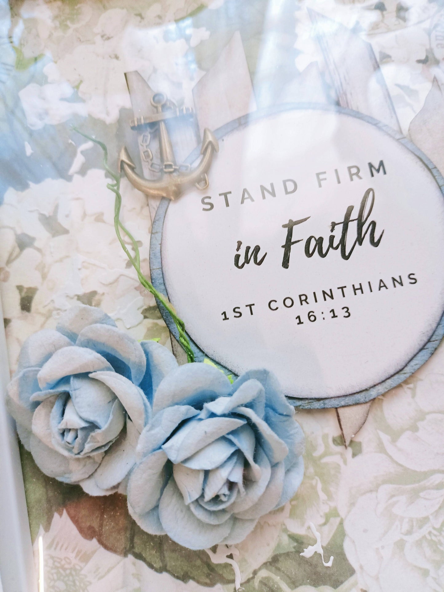 Scripture Frame-Stand firm in faith