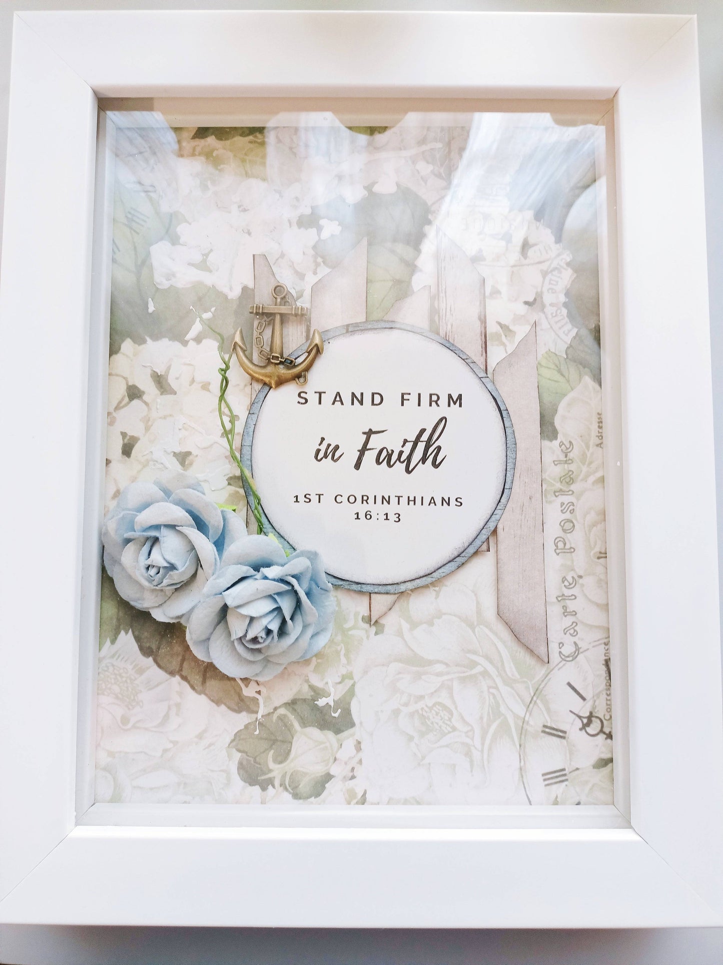 Scripture Frame-Stand firm in faith