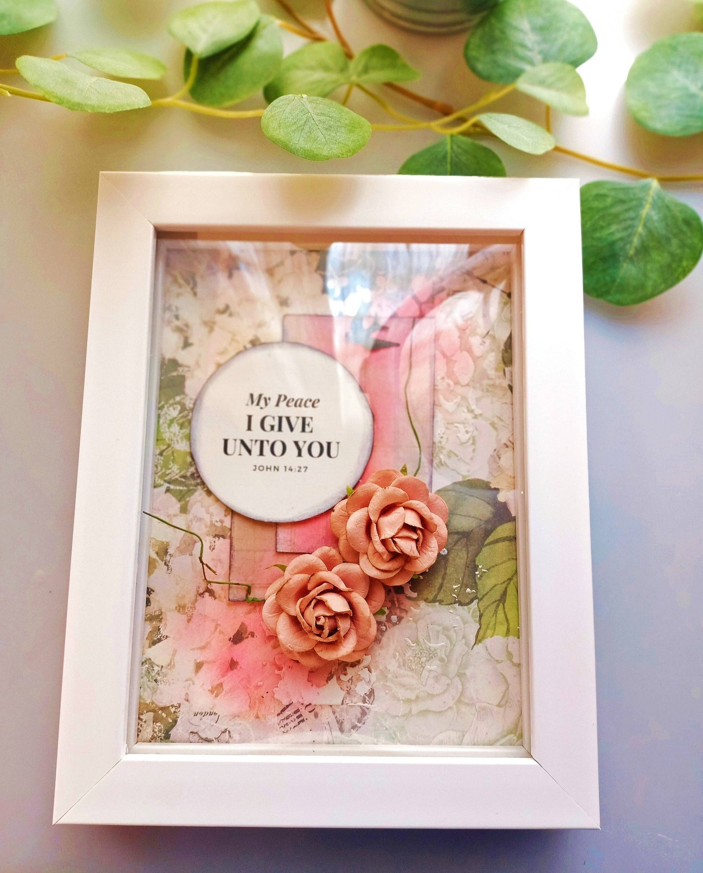 Scripture Frame-My peace i give unto you