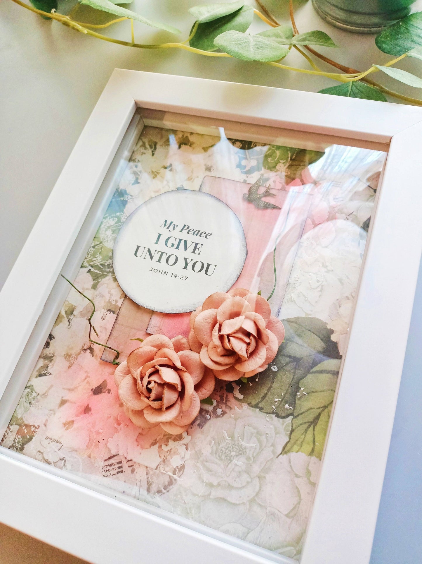 Scripture Frame-My peace i give unto you