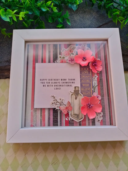 Frame- gift for mom- birthday frame