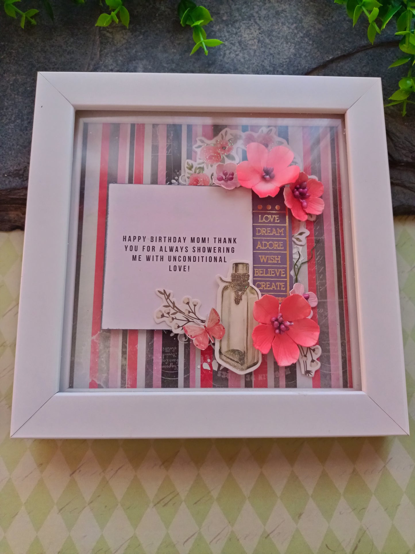 Frame- gift for mom- birthday frame