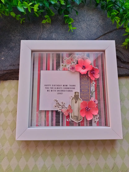 Frame- gift for mom- birthday frame