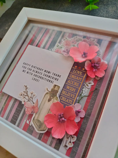 Frame- gift for mom- birthday frame