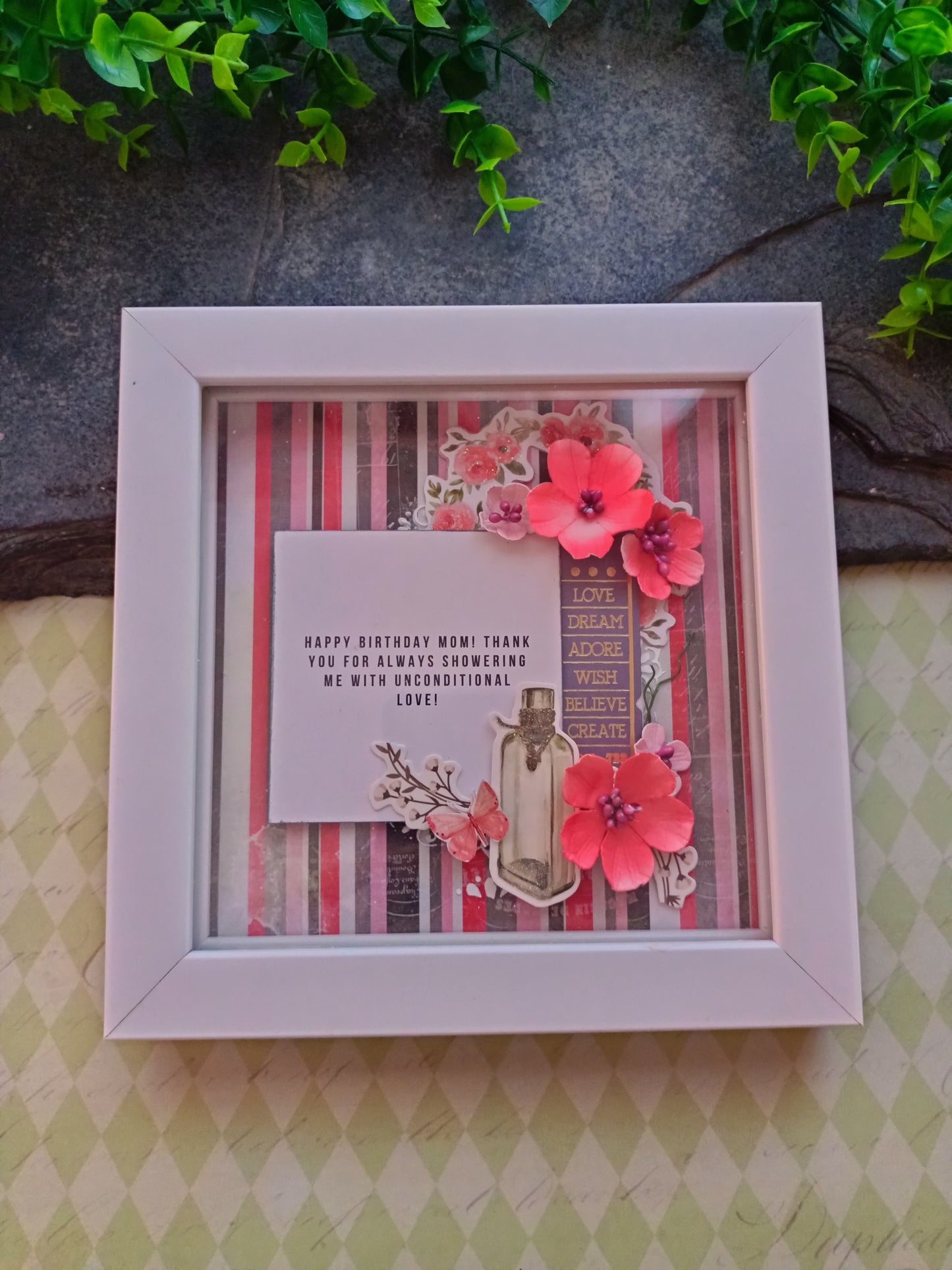 Frame- gift for mom- birthday frame