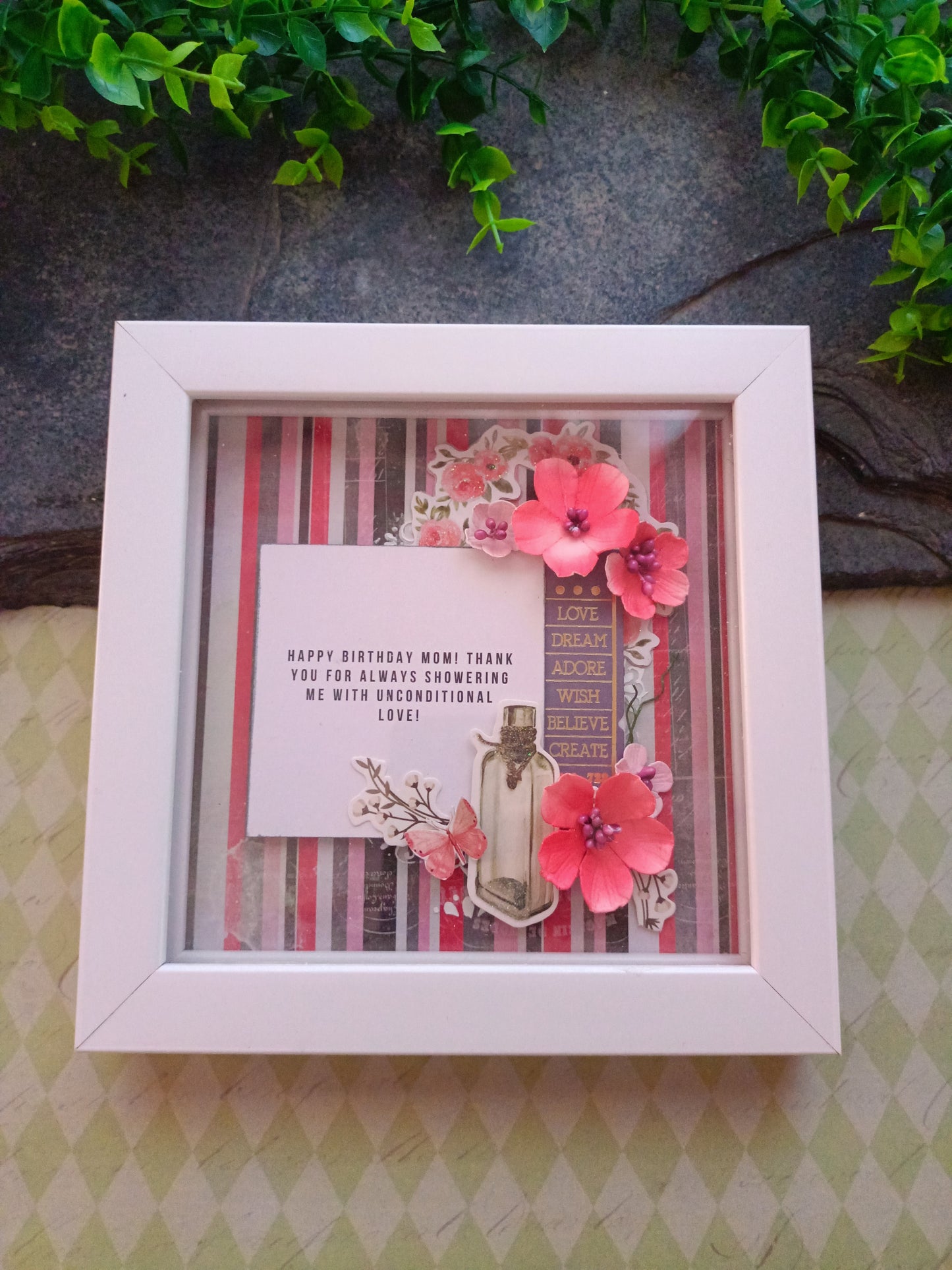 Frame- gift for mom- birthday frame