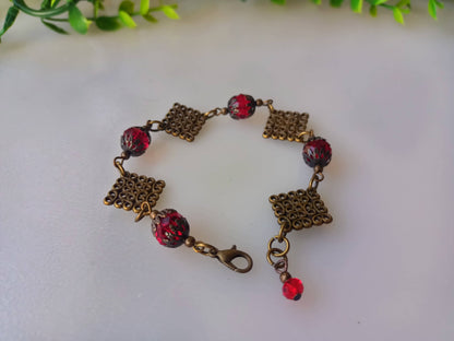 vintage crystal bracelet