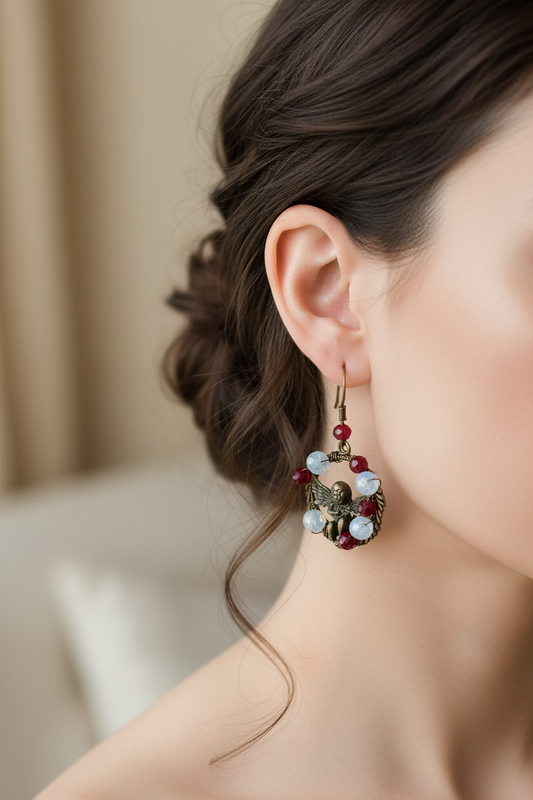 Earring-Christmas angel