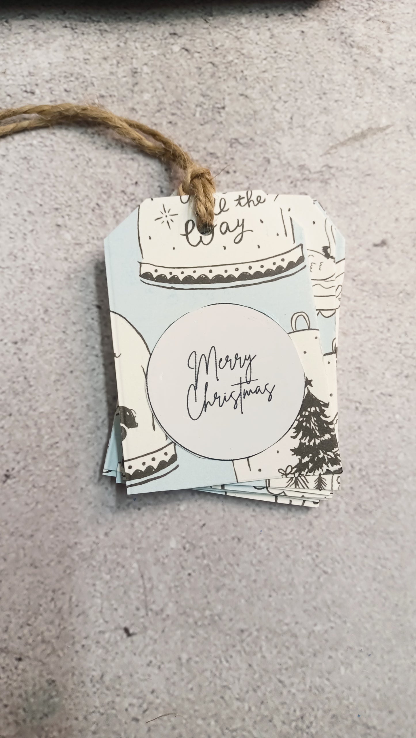 Gift tags - christmas( set of 5)