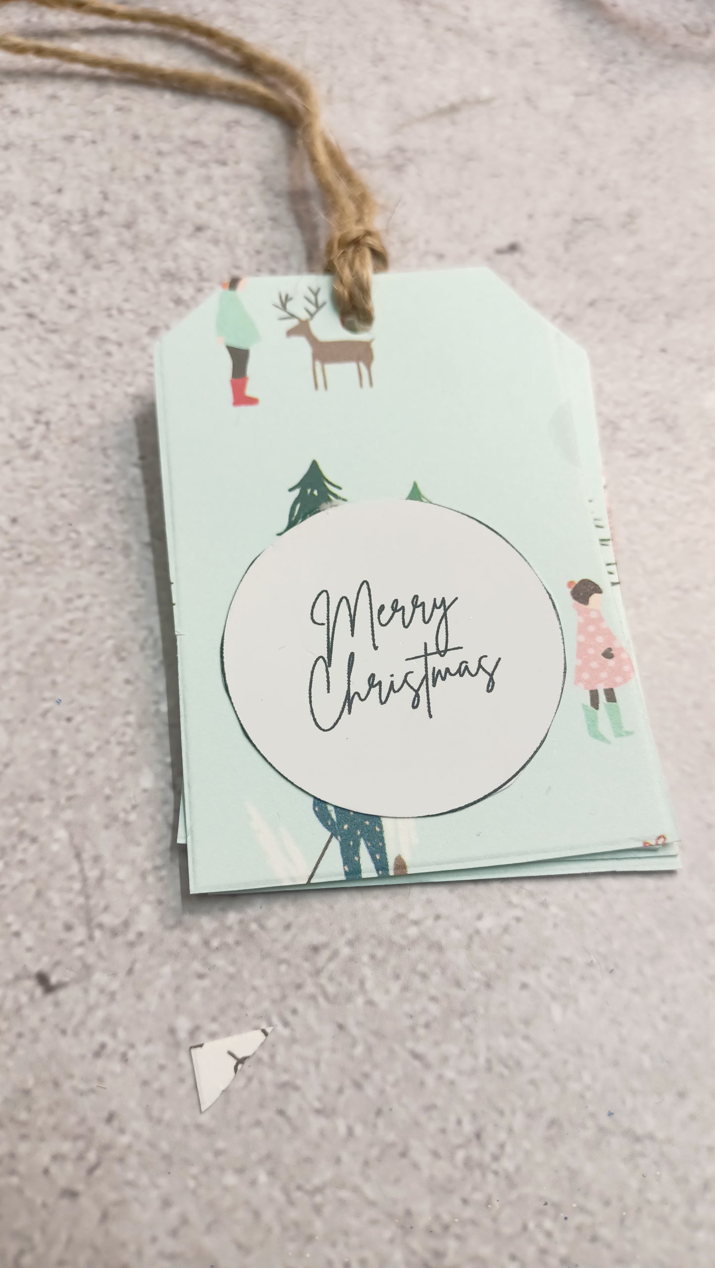 Gift tags - christmas( set of 5)