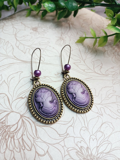 Earrings - Vintage cameos