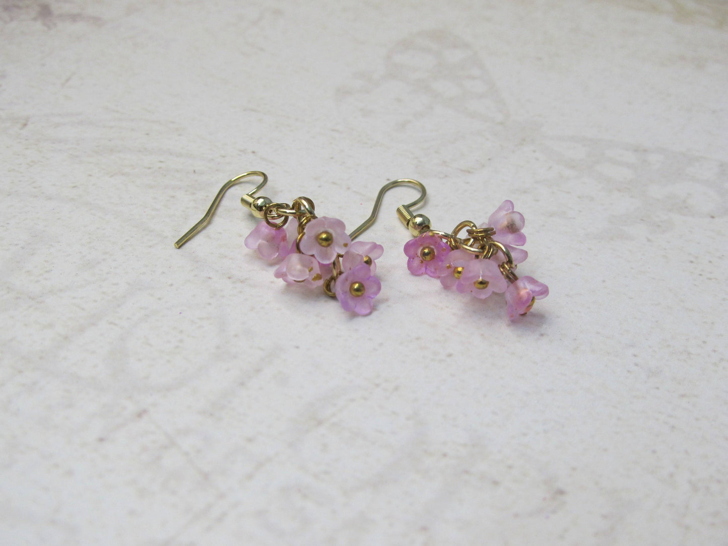 Earring-Tiny Floral bunch