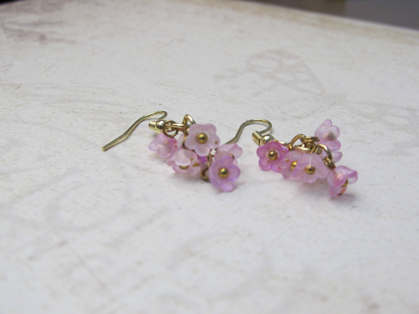 Earring-Tiny Floral bunch