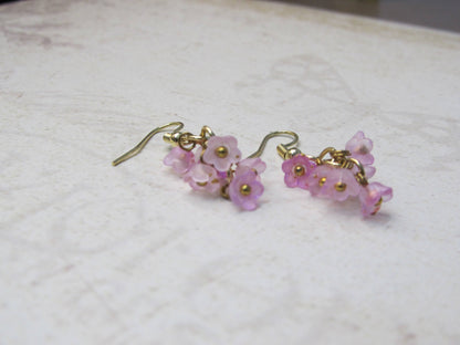 Earring-Tiny Floral bunch