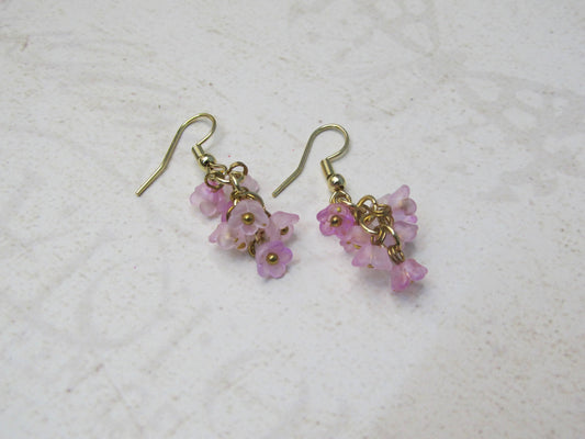 Earring-Tiny Floral bunch