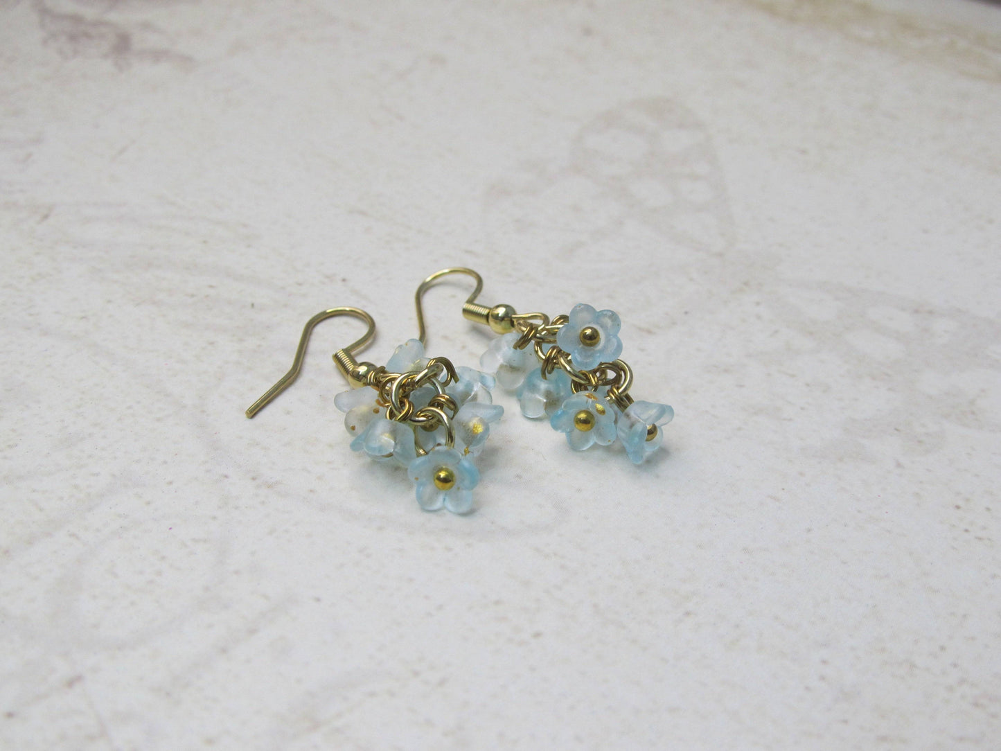 Earring-Tiny Floral bunch