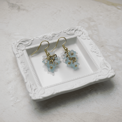 Earring-Tiny Floral bunch