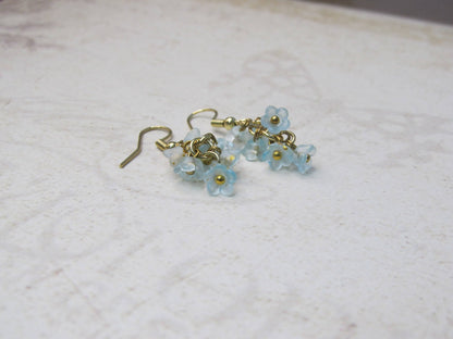 Earring-Tiny Floral bunch