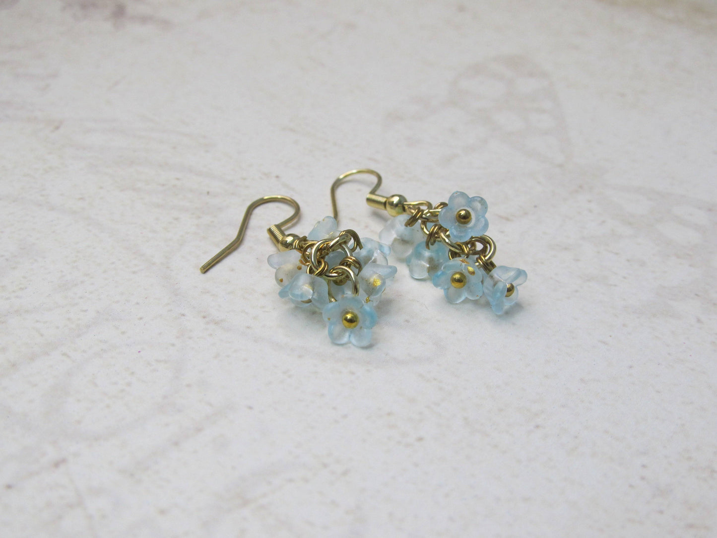 Earring-Tiny Floral bunch