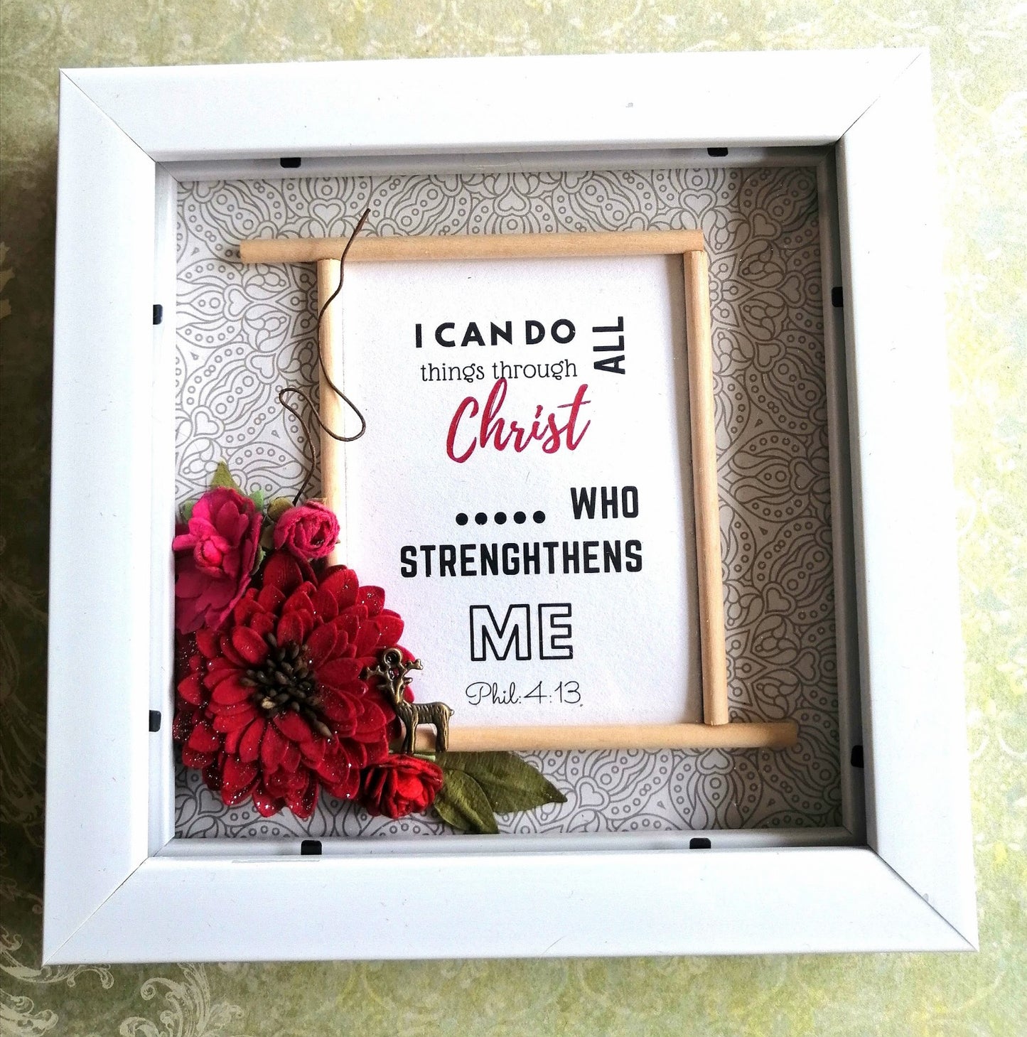 Scripture frame - I can do all things