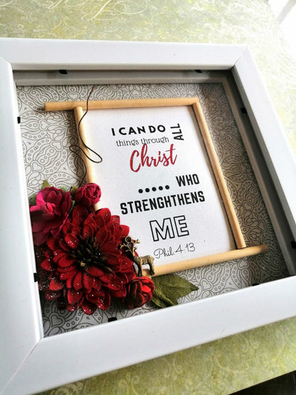 Scripture frame - I can do all things