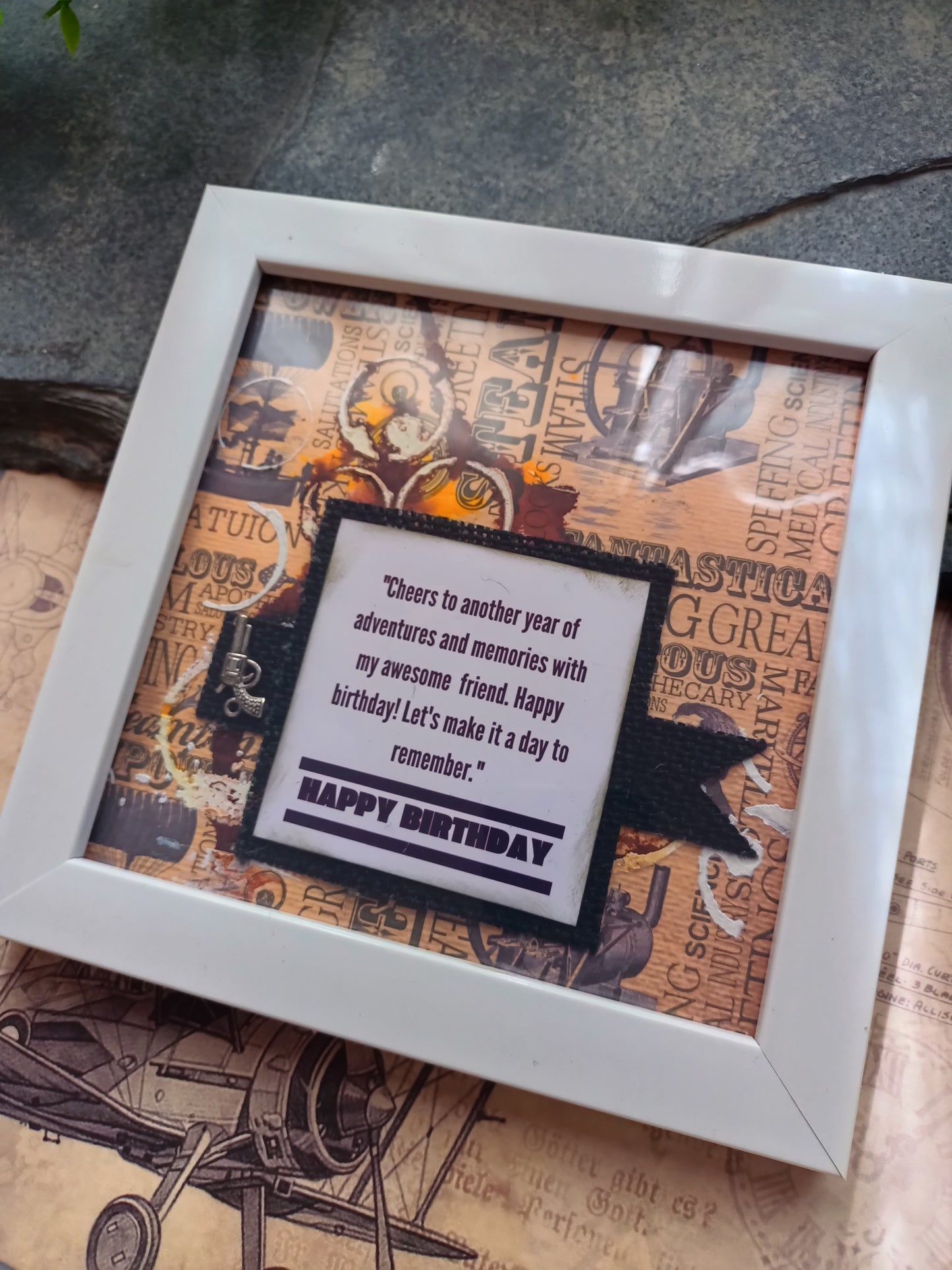 Frame -Birthday gift Frame for men / Amazing