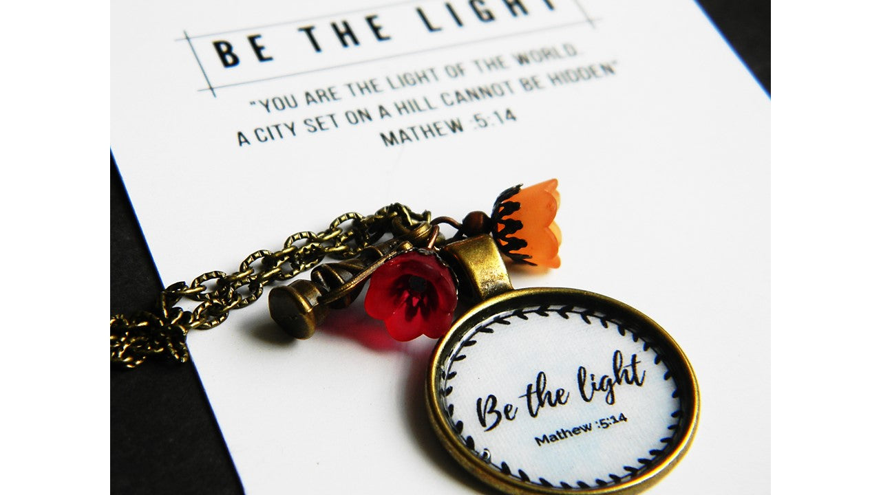 Scripture - Necklace - be the light