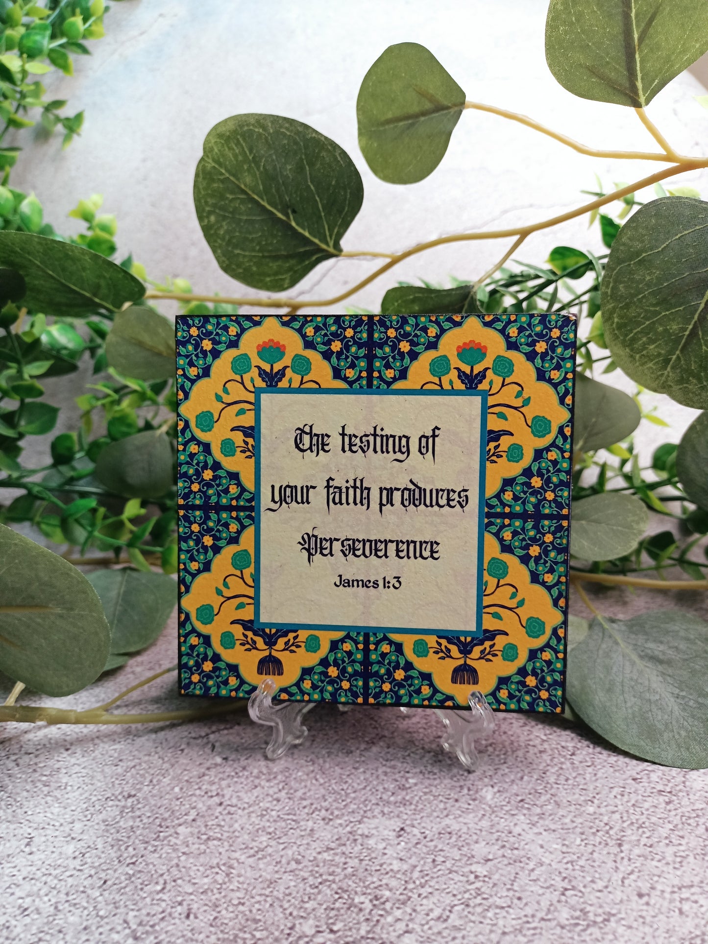 Decor- scripture -table decor