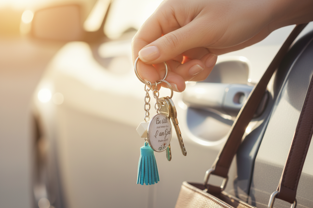 Scripture Keychain- before you