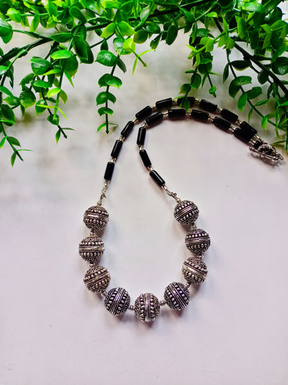 Necklace- silver shine