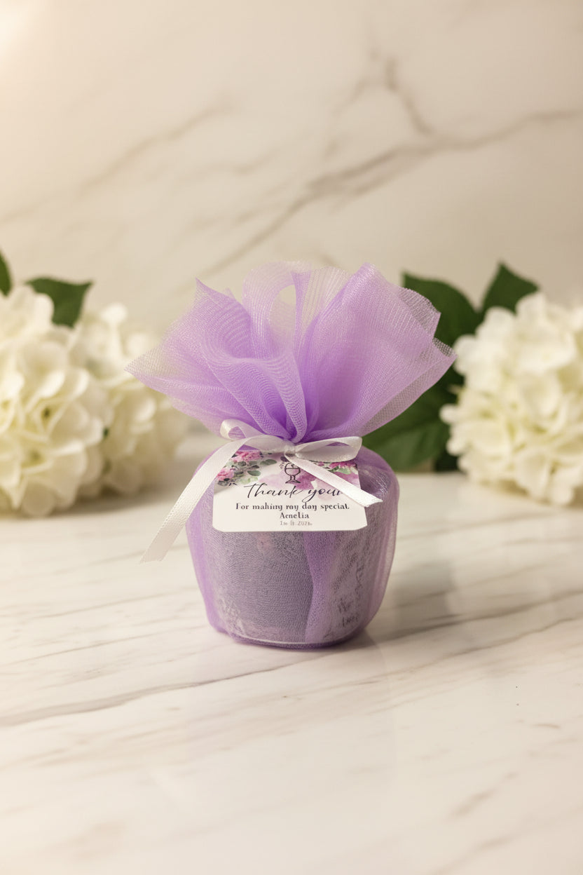 Return Gifts -Jar Scented Candles -(50pcs)@Rs.6000