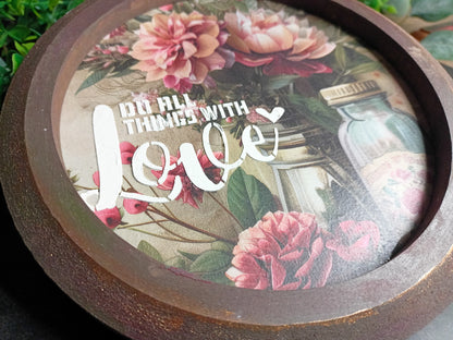 Decor - wall hanger - Do everything with love