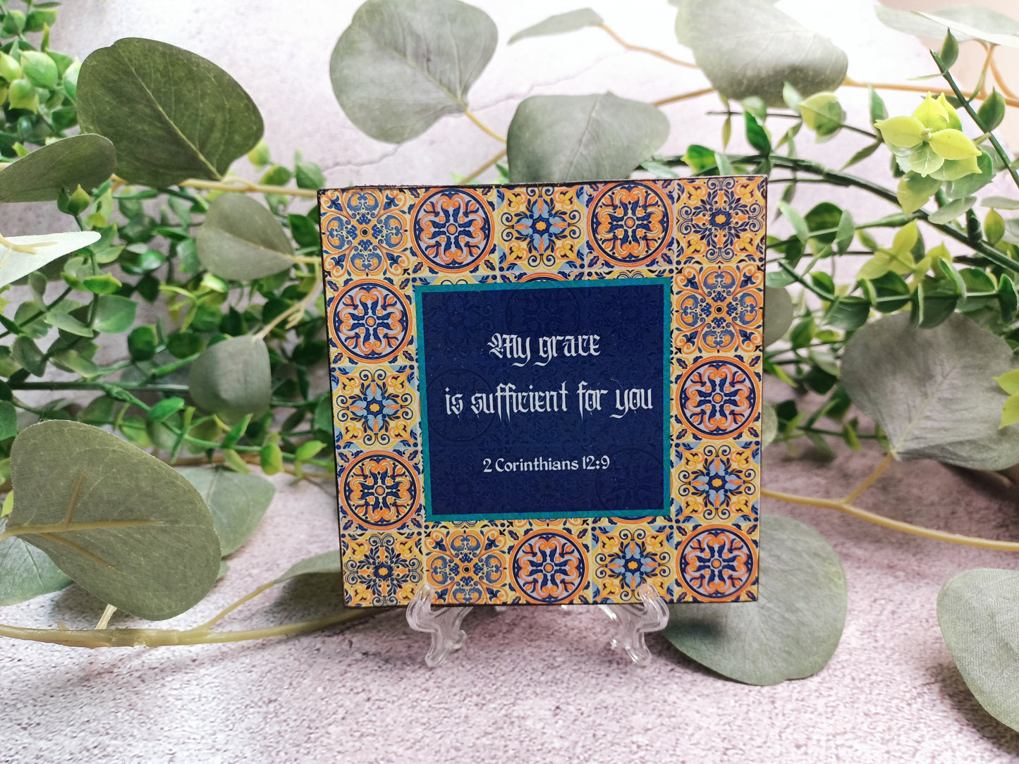 Decor- scripture -table decor