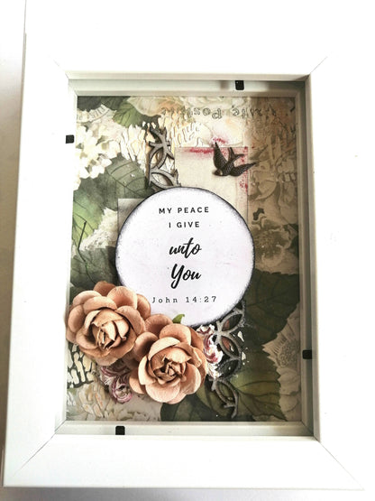 Scripture Frame-My peace i give unto you
