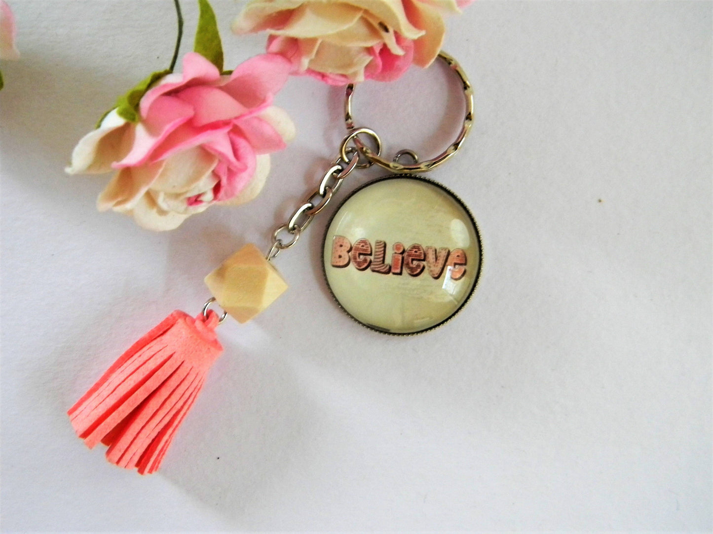 Keychains -Inspirational - "Hope"PINK