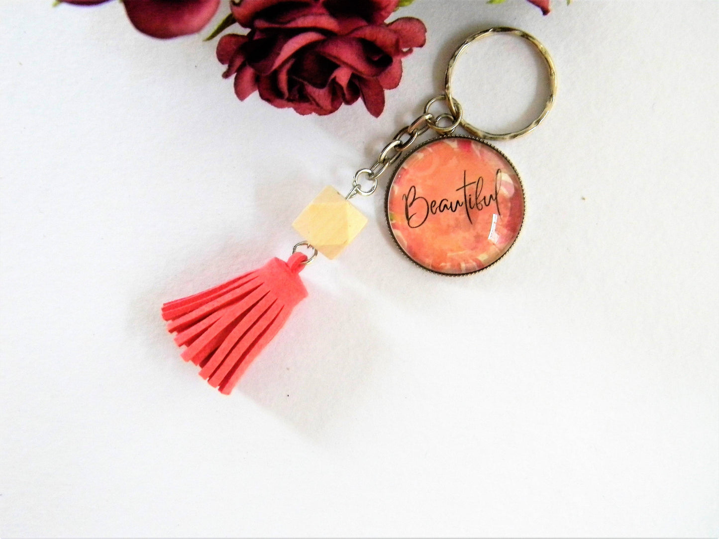 Keychains -Inspirational - "Beautiful"