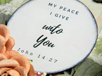 Scripture Frame-My peace i give unto you