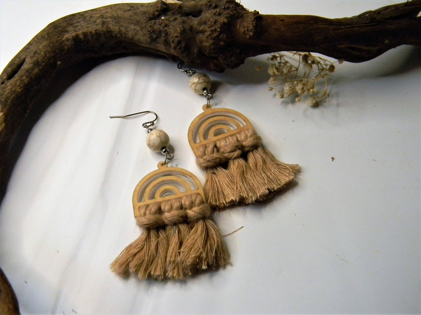 Earring-Macrame